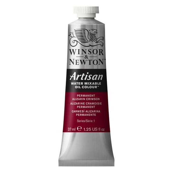 Winsor & Newton Artisan Water Mixable Oil Color, 37ml, Permanent Alizarin Crimson