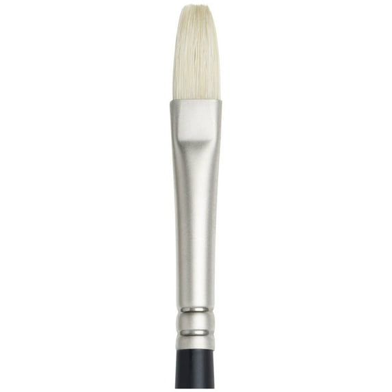 Winsor & Newton Artist Oil Brush, Long Handle, Flat, 5