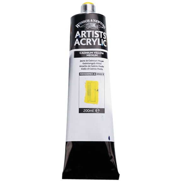 Winsor & Newton Artists' Acrylic Color, 200ml Tube, Burnt Umber