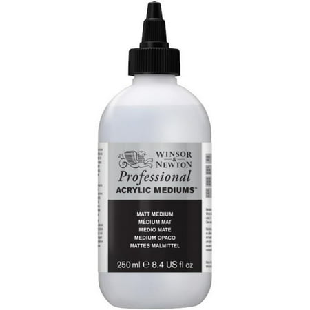Winsor & Newton Artists' Acrylic Medium, 250ml Jar, Matte