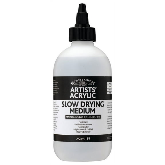 Winsor & Newton Artists' Acrylic Slow Drying Medium, 250ml