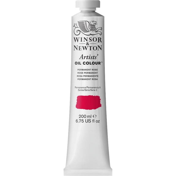 Winsor & Newton Artists' Oil Color, 200ml, Permanent Rose (Quinacridone)