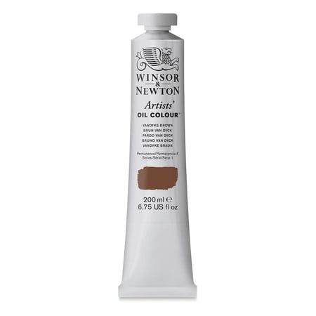 Winsor & Newton Artists' Oil Color, 200ml, Vandyke Brown