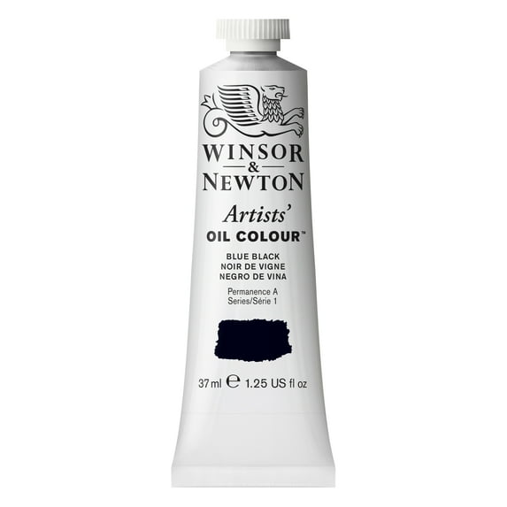 Winsor & Newton Artists Oil Color, 37ml, Blue Black