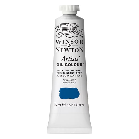Winsor & Newton Artists' Oil Color, 37ml, Indanthrene Blue