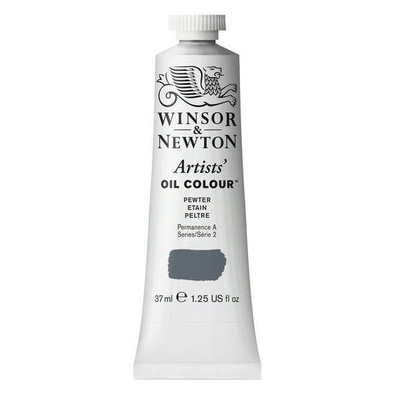Winsor & Newton Artists' Oil Color, 37ml, Pewter