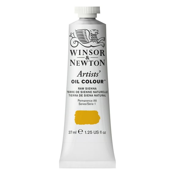 Winsor & Newton Artists Oil Color, 37ml, Raw Sienna
