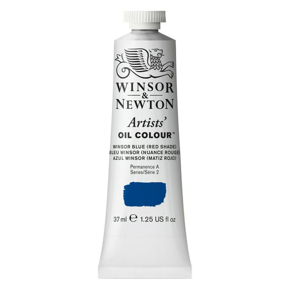 Winsor & Newton Artists Oil Color, 37ml, Winsor Blue Red Shade