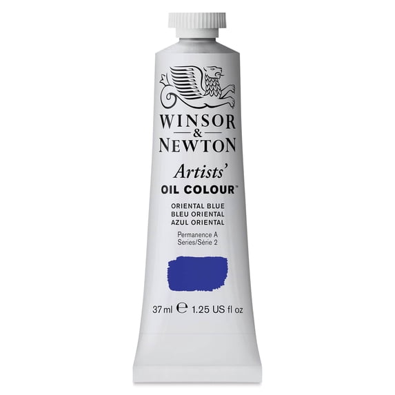 Winsor & Newton Artists Oil Colors, 37ml Tube, Oriental Blue