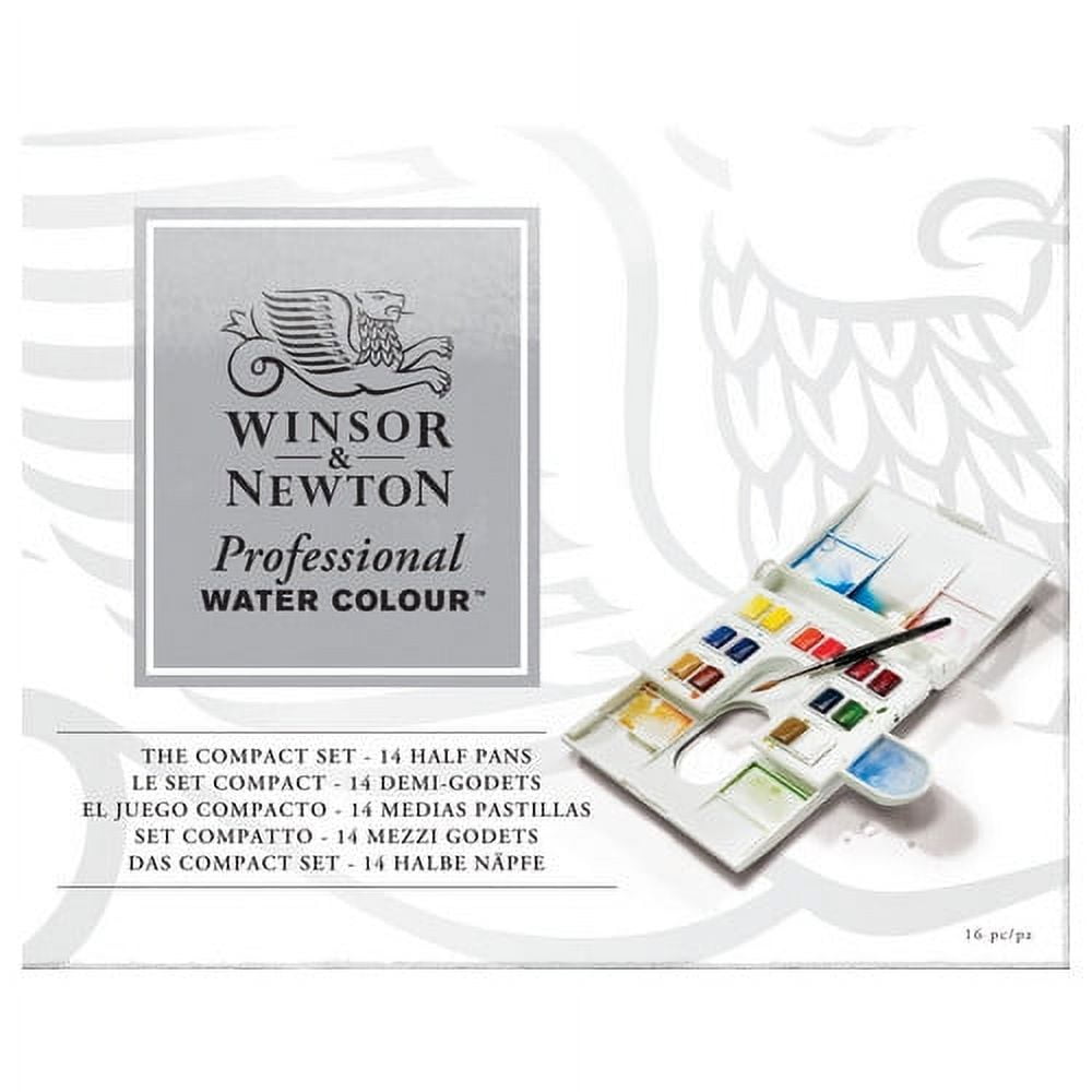 Estuche Acuarela WINSOR & NEWTON Cotman The Compact Set 14 - La Galería del  Arte
