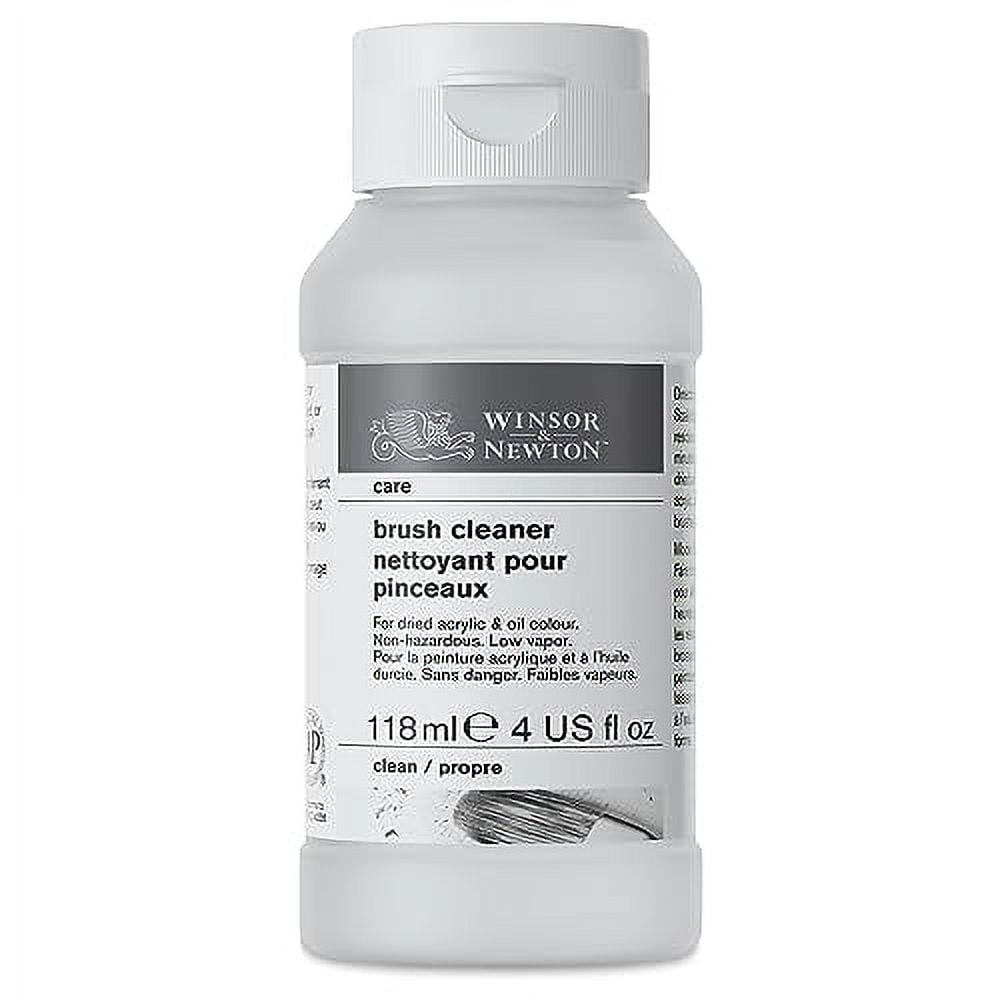 Winsor & Newton Brush Cleaner & Restorer, 4.0oz Bottle