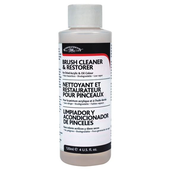 Winsor & Newton Paintbrush Cleaner and Restorer: 4 oz