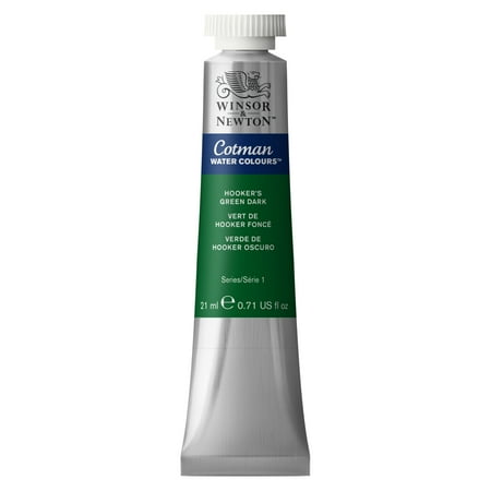Winsor & Newton Cotman Watercolor, 21ml Tube, Hooker's Green Deep