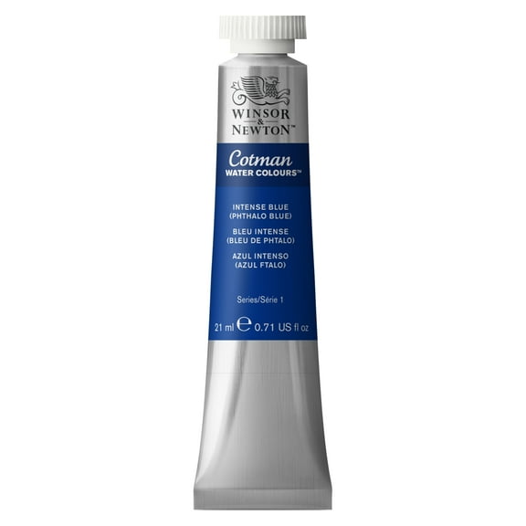 Winsor & Newton Cotman Watercolor, 21ml Tube, Intense (Pthalo) Blue