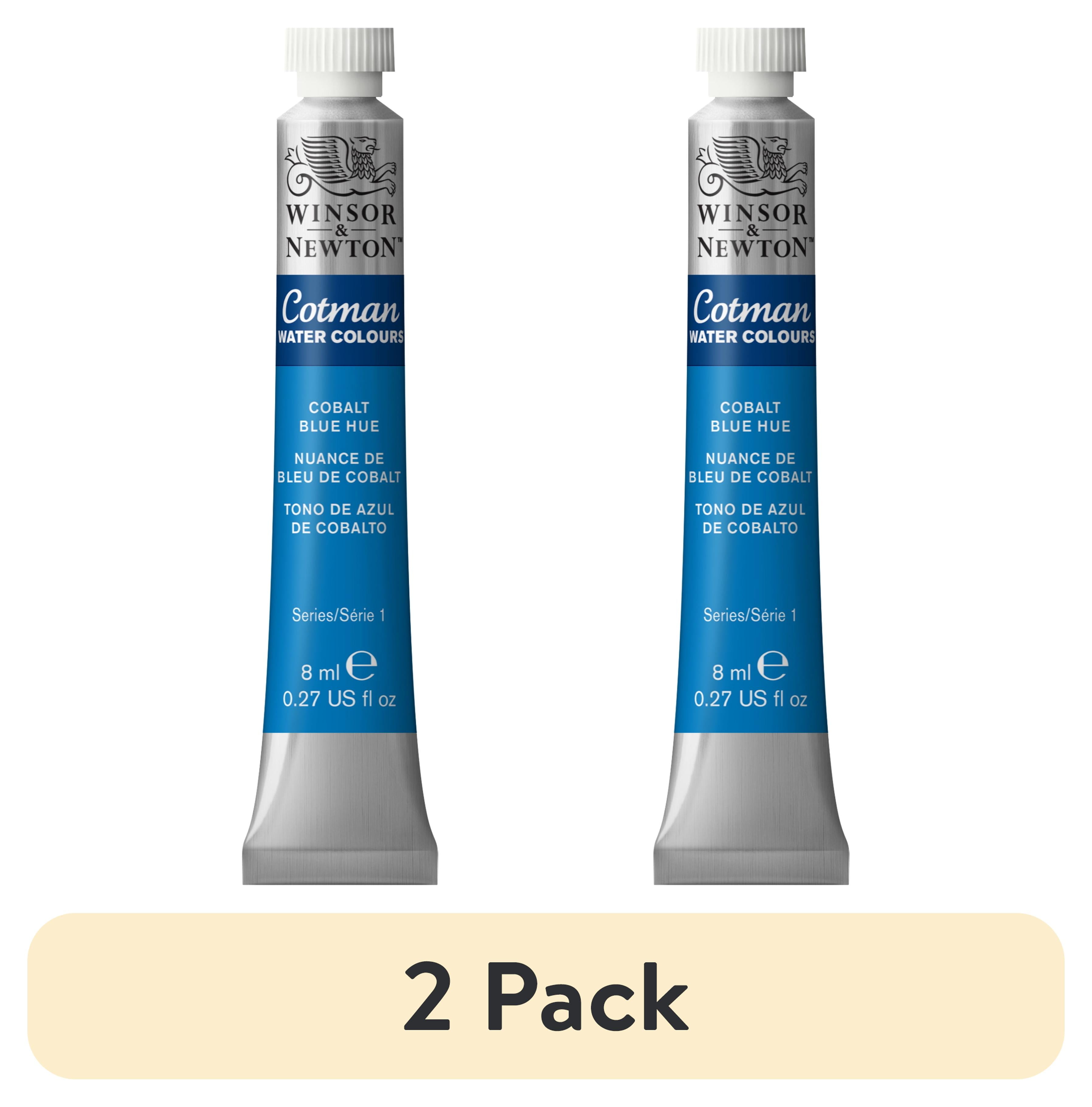 (2 pack) Winsor & Newton Cotman Watercolor, 8ml Tube, Cobalt Blue Hue ...