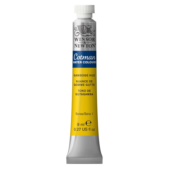 Winsor & Newton Cotman Watercolor, 8ml Tube, Gamboge Hue