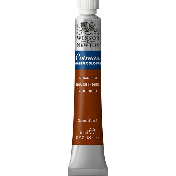 Winsor & Newton Cotman Watercolor, 8ml Tube, Indian Red