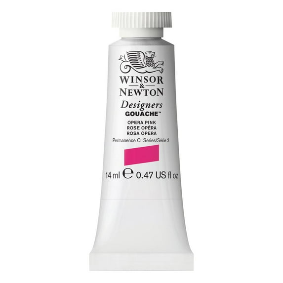 Winsor & Newton Designers Gouache Color, 14ml, Opera Pink