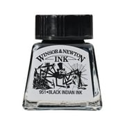 Winsor & Newton Drawing Ink, .5 oz. Bottle, Black Indian