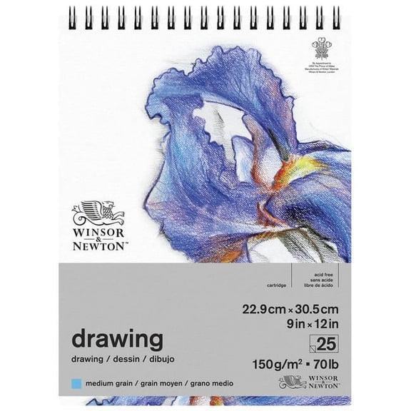 Winsor & Newton Drawing Pad - 9" x 12", Medium