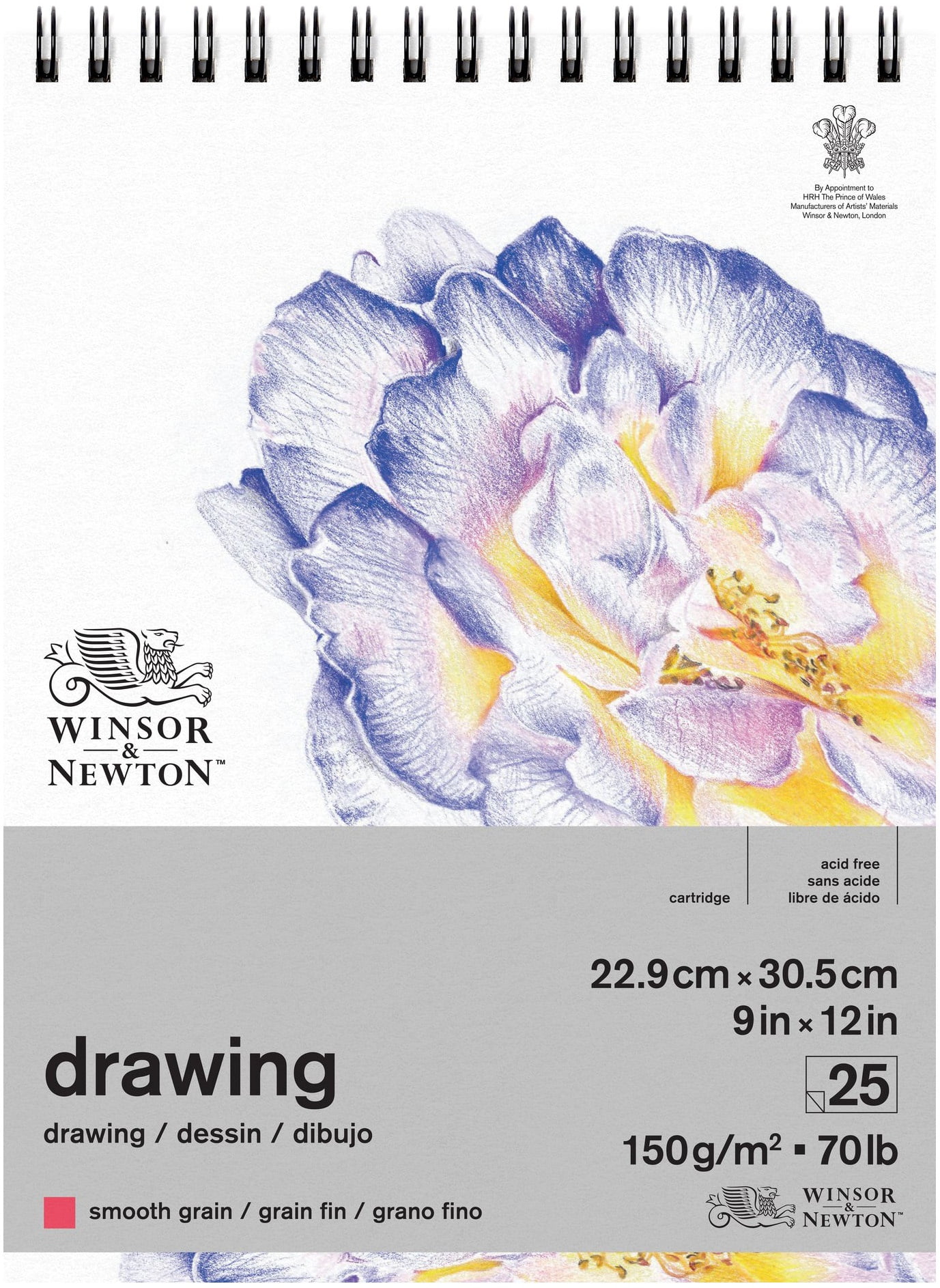 Winsor & Newton Drawing Pad 9" x 12", Smooth