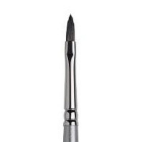 Winsor & Newton Eclipse Black Sable Brush, Filbert, 4