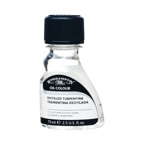 Winsor & Newton English Distilled Turpentine, 2.5 oz.