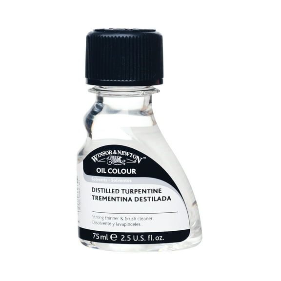 Winsor & Newton English Distilled Turpentine, 2.5 oz.