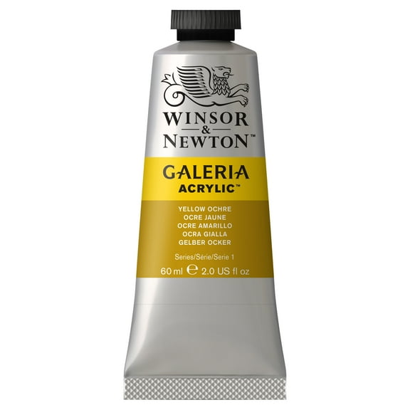 Winsor & Newton Galeria Acrylic Paint, 60ml, Yellow Ochre