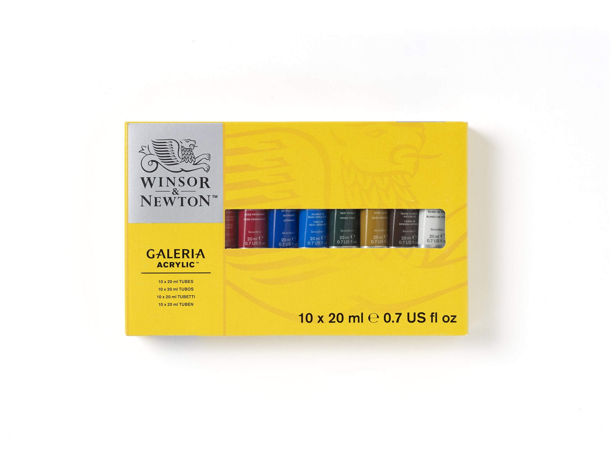 Winsor & Newton Galeria Acrylic Paint Set, Includes 10 20mL tubes 
