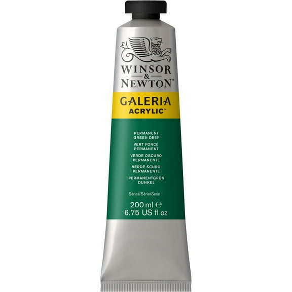 Winsor & Newton Galeria Acyrlic, 200ml, Permanent Green Deep