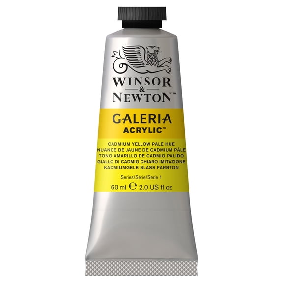 Winsor & Newton Galeria Acyrlic, 60ml, Cadmium Yellow Pale