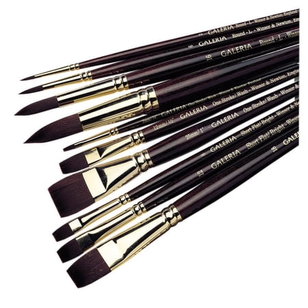 Winsor & Newton Galeria Brush, Filbert, Long Handle, 22