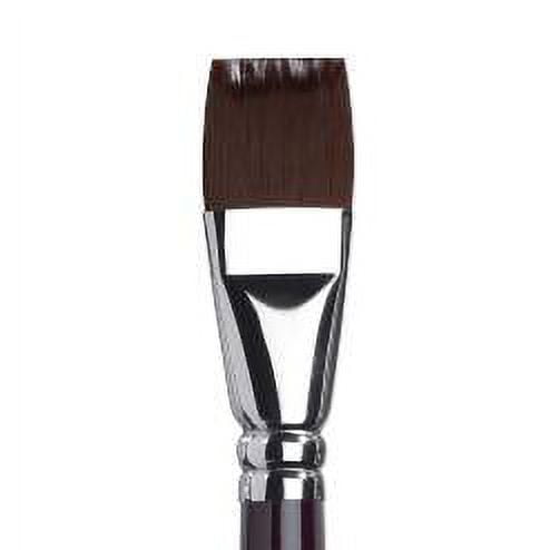 Winsor & Newton Galeria Brush, Short Handle, One Stroke, 1"