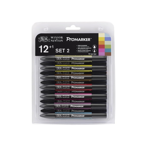 Winsor & Newton ProMarker 12+1 Set (Version 2)