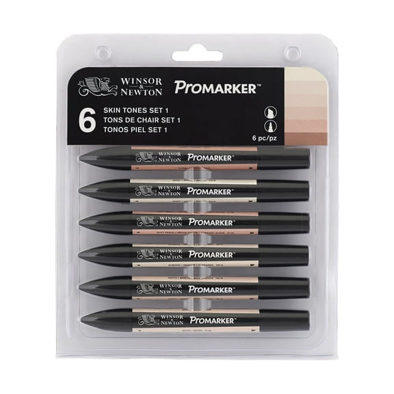 Winsor & Newton ProMarker 6 Skin Tones Set 1