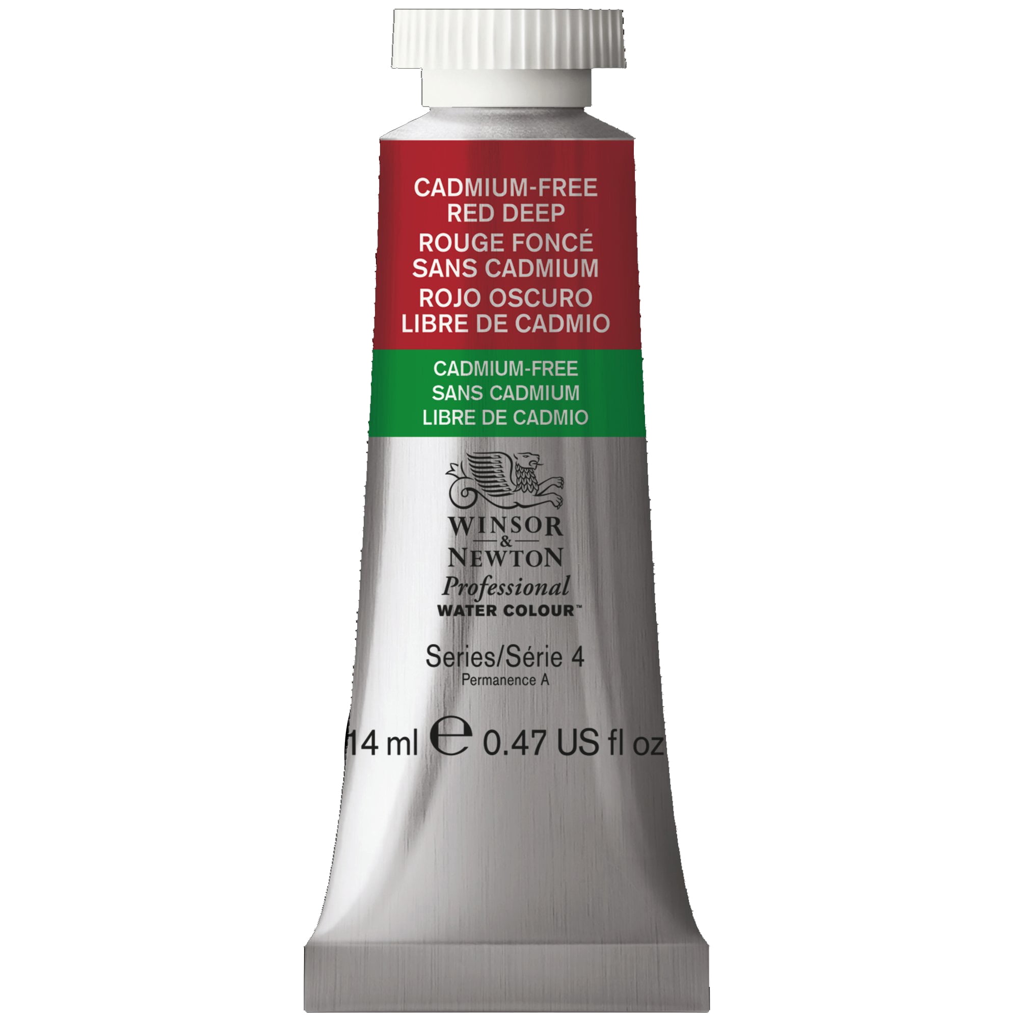 Winsor & Newton Professional Watercolor, 14ml, Cadmium-Free Red Deep