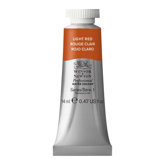 Winsor & Newton Professional Watercolor, 14ml, Light Red