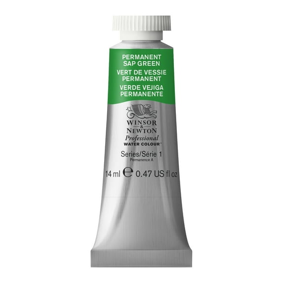 Winsor & Newton Professional Watercolor, 14ml, Permanent Sap Green