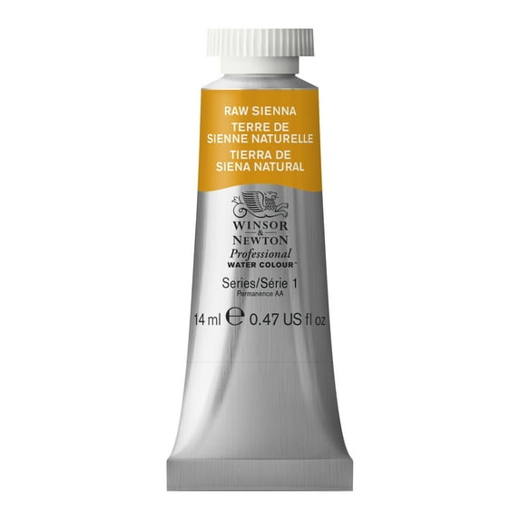 Winsor & Newton Professional Watercolor, 14ml, Raw Sienna