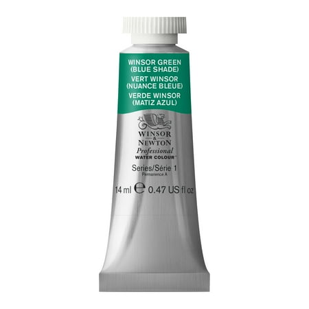 Winsor & Newton Professional Watercolor, 14ml, Winsor Green Blue Shade