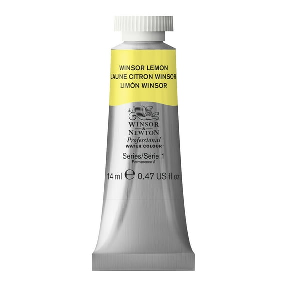 Winsor & Newton Professional Watercolor, 14ml, Winsor Lemon