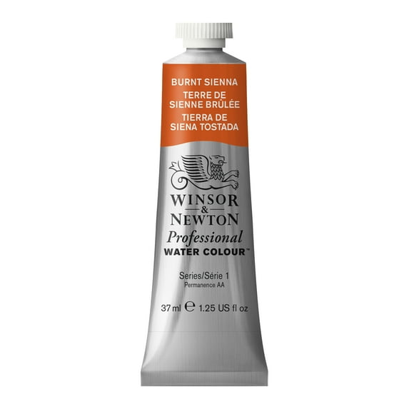 Winsor & Newton Professional Watercolor, 37ml, Burnt Sienna