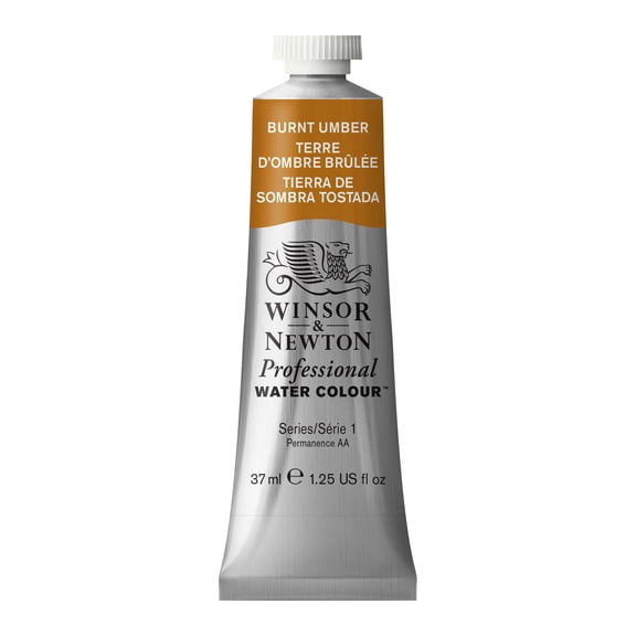 Winsor & Newton Professional Watercolor, 37ml, Burnt Umber