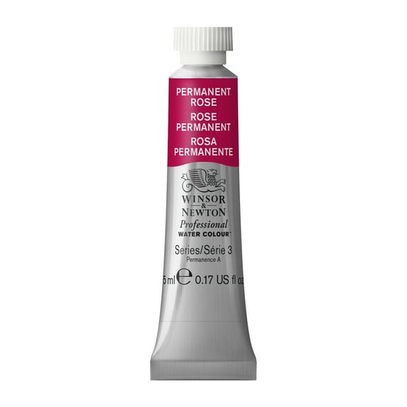 Winsor & Newton Professional Watercolor, 5ml, Permanent Rose