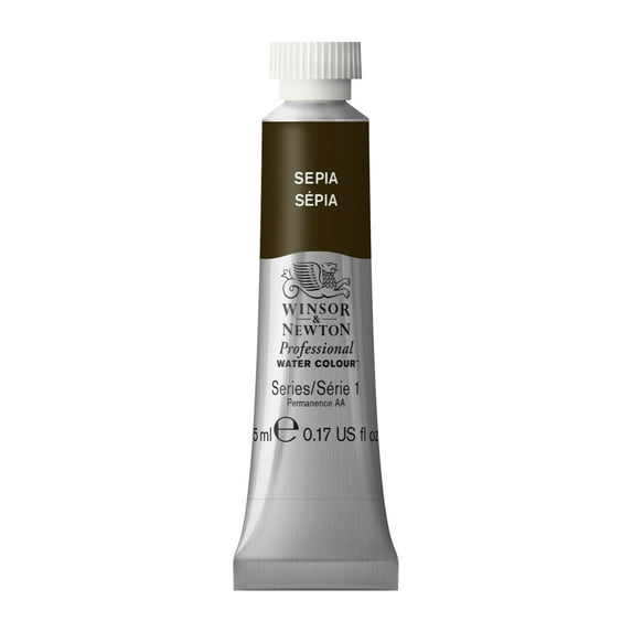Winsor & Newton Professional Watercolor, 5ml, Sepia