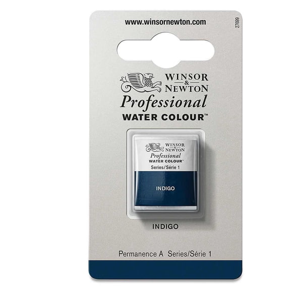 Winsor & Newton Professional Watercolor - Indigo, Half Pan