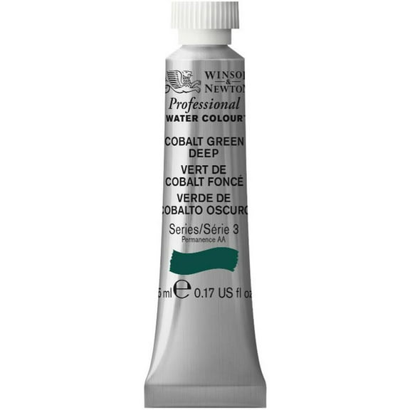 Winsor & Newton Professional Watercolor, Limited Edition, 5ml Tube, Cobalt Green Deep