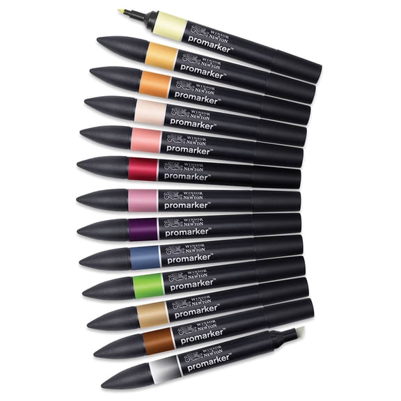 Winsor & Newton Promarker - Set of 13, Manga Steampunk