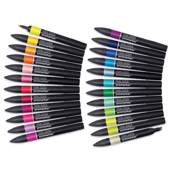 Winsor & Newton Promarker - Set of 24, Student Designer Wallet